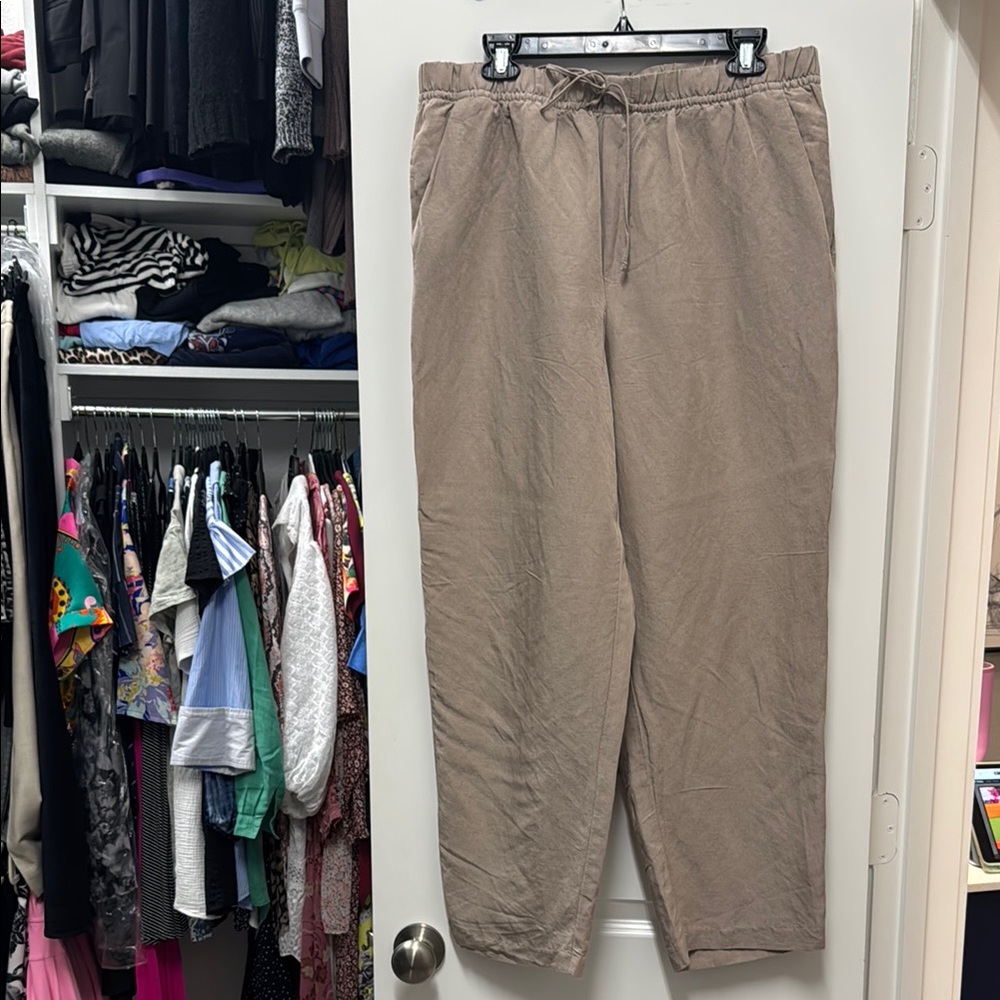 Linen Tan Pants